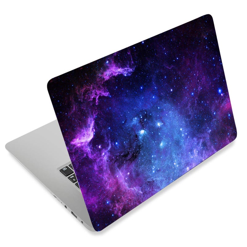 Laptop Stickers Decal,12 13 14 15 15.6 inches Netbook Laptop Skin Sticker Reusable Protector Cover Case for Toshiba Hp Samsung Dell Apple Acer Leonovo Sony Asus Laptop Notebook (Purple Starry Sky)